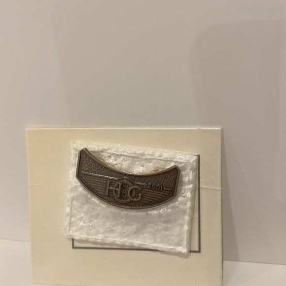 2001 Harley Davidson HOG Jacket Vest Patch and Pin Badge Motorcycle Collectible - Picture 4 of 7